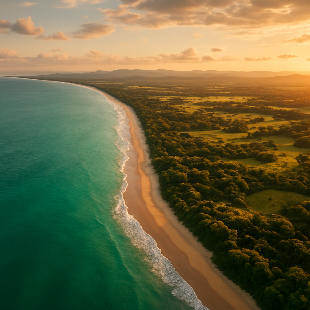Hervey Bay coastline, Fraser Coast Queensland
