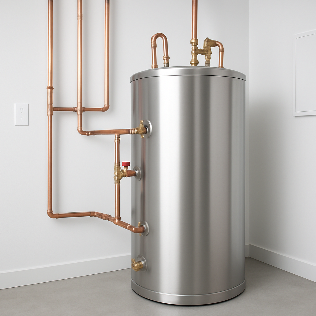 Stainless steel hot water system — hot water installation and repair